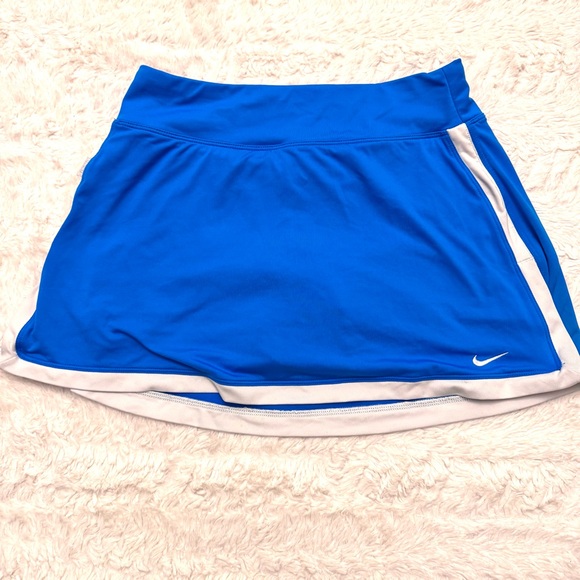 Nike Dresses & Skirts - Nike size small Dri-FIT Tennis Skort Skirt Blue & White Activewear preppy stripe
